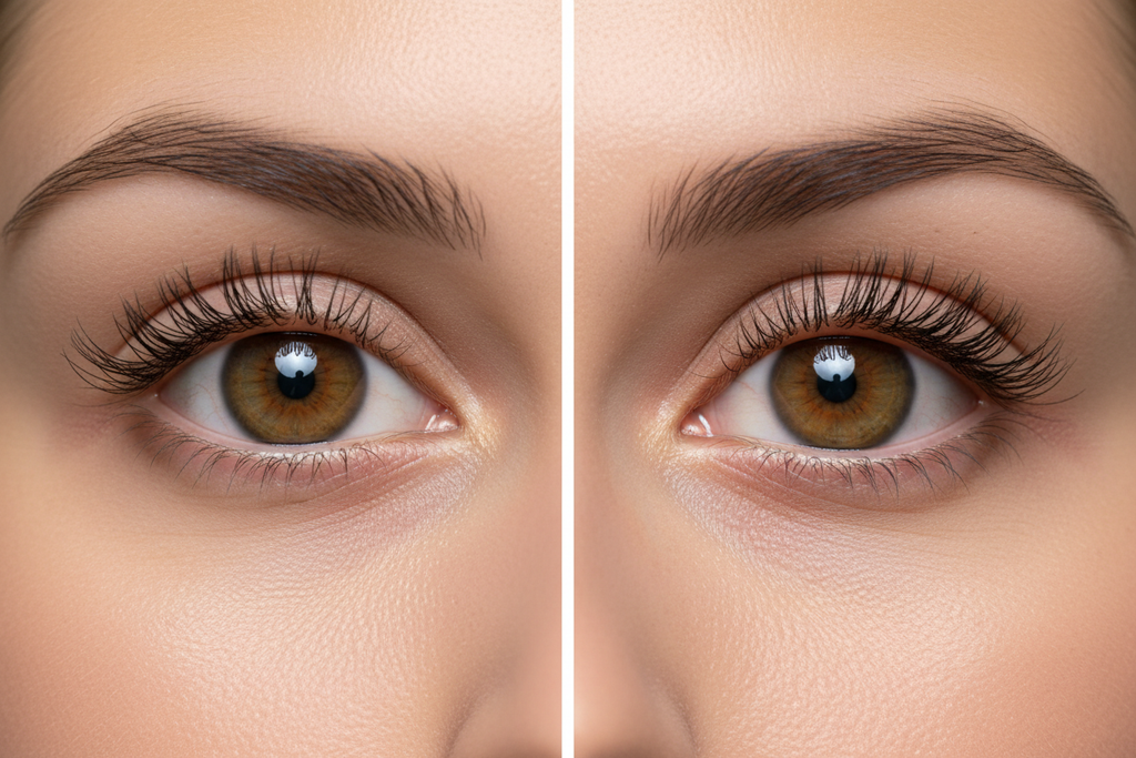 Natural Lashes Before After